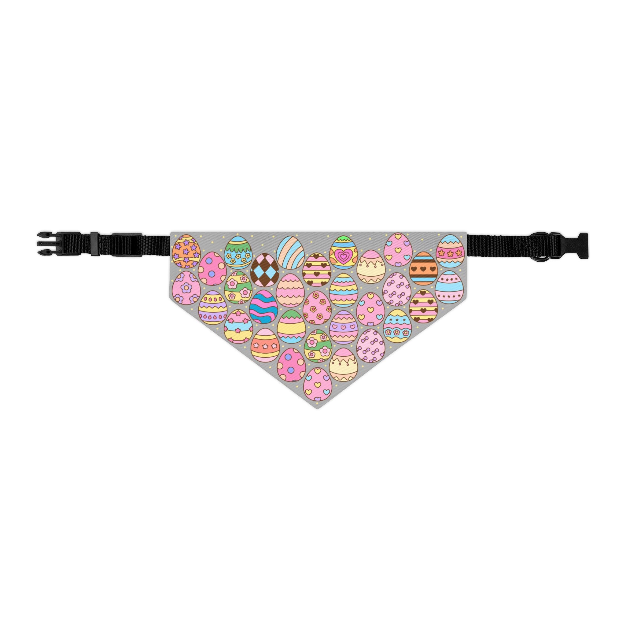 Easter Egg Hunt Dog Pastel Bandana with Adjustable Collar