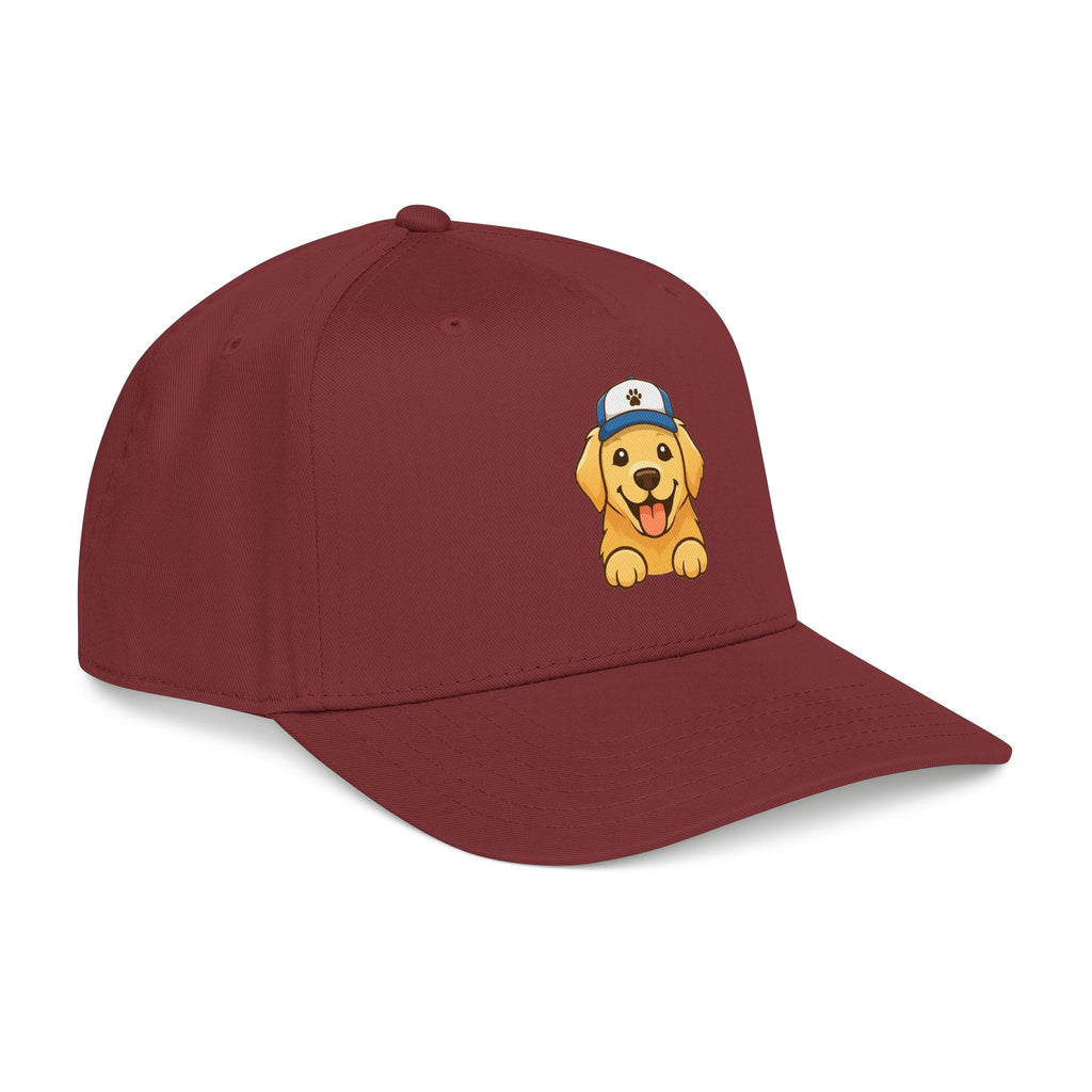 Golden Floof Puppy Baseball Cap – Cute Dog Logo Hat, Adjustable Everyday Dad Cap