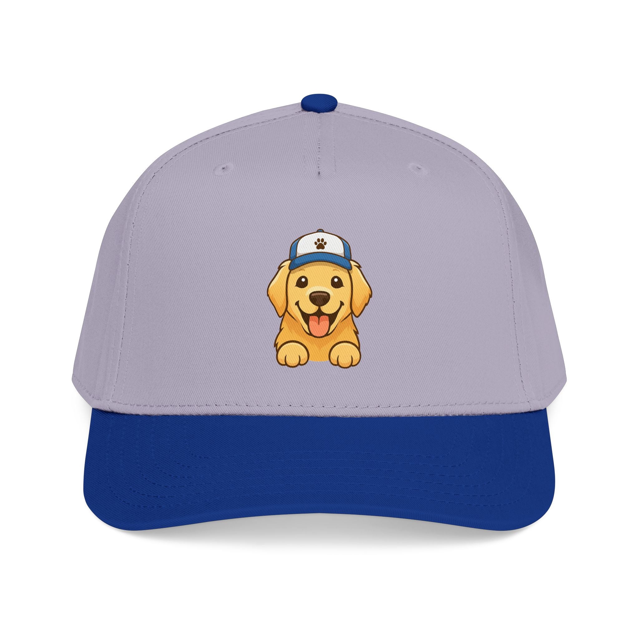 Golden Floof Puppy Baseball Cap – Cute Dog Logo Hat, Adjustable Everyday Dad Cap