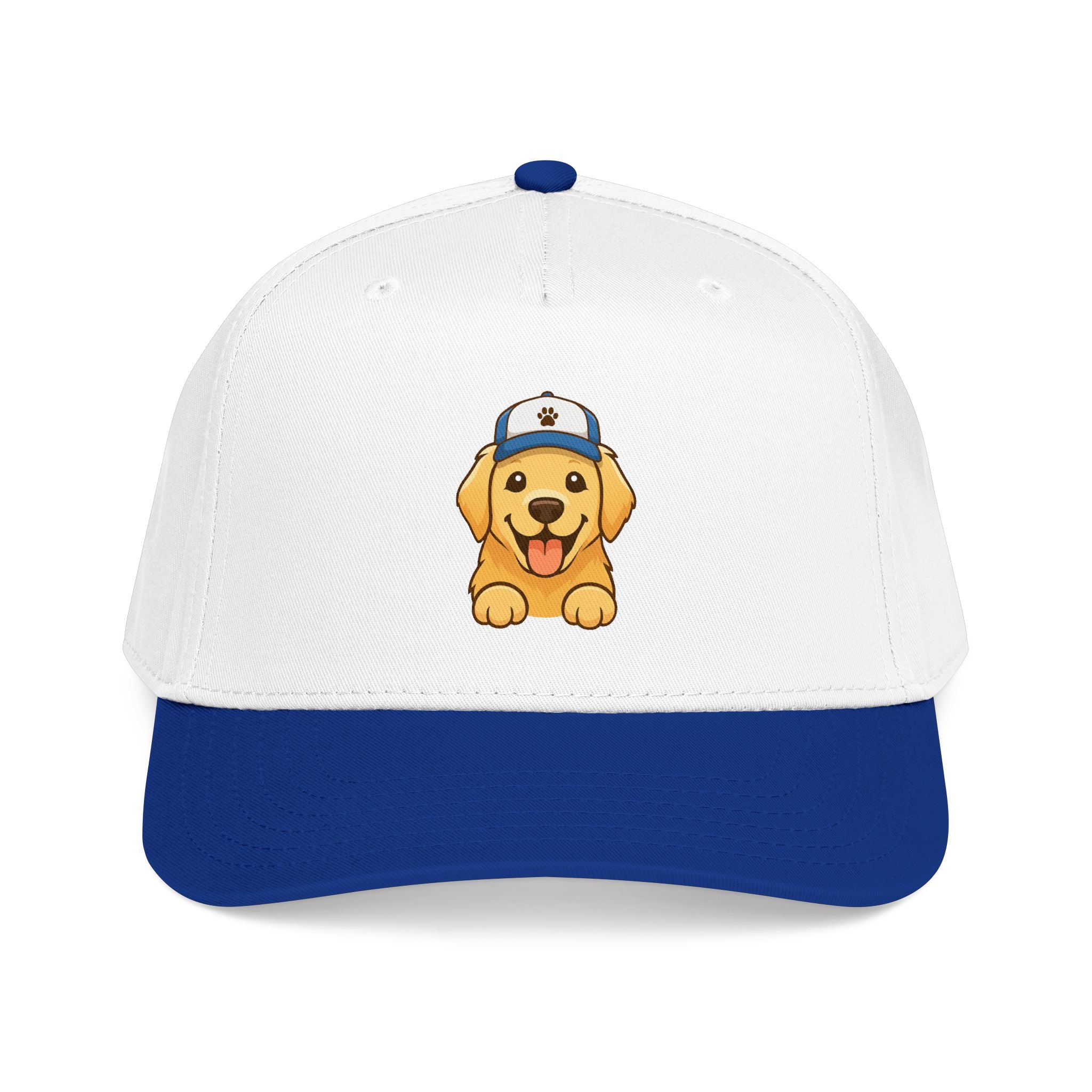 Golden Floof Puppy Baseball Cap – Cute Dog Logo Hat, Adjustable Everyday Dad Cap