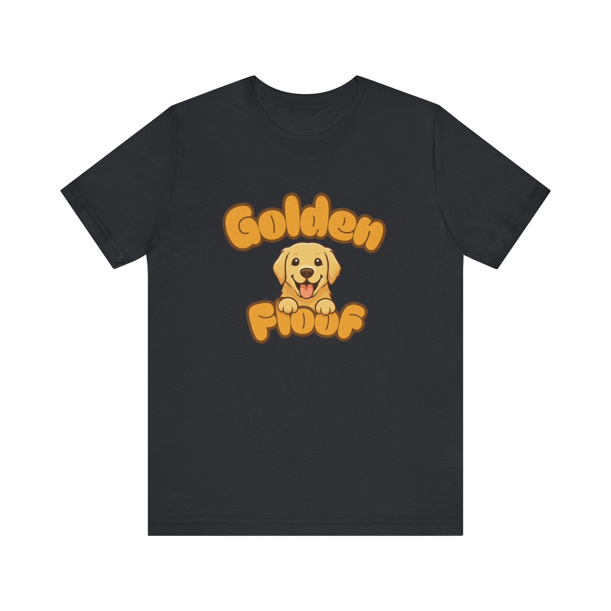 Golden Floof Unisex T-Shirt – Cute Golden Retriever Graphic Tee for Dog Lovers