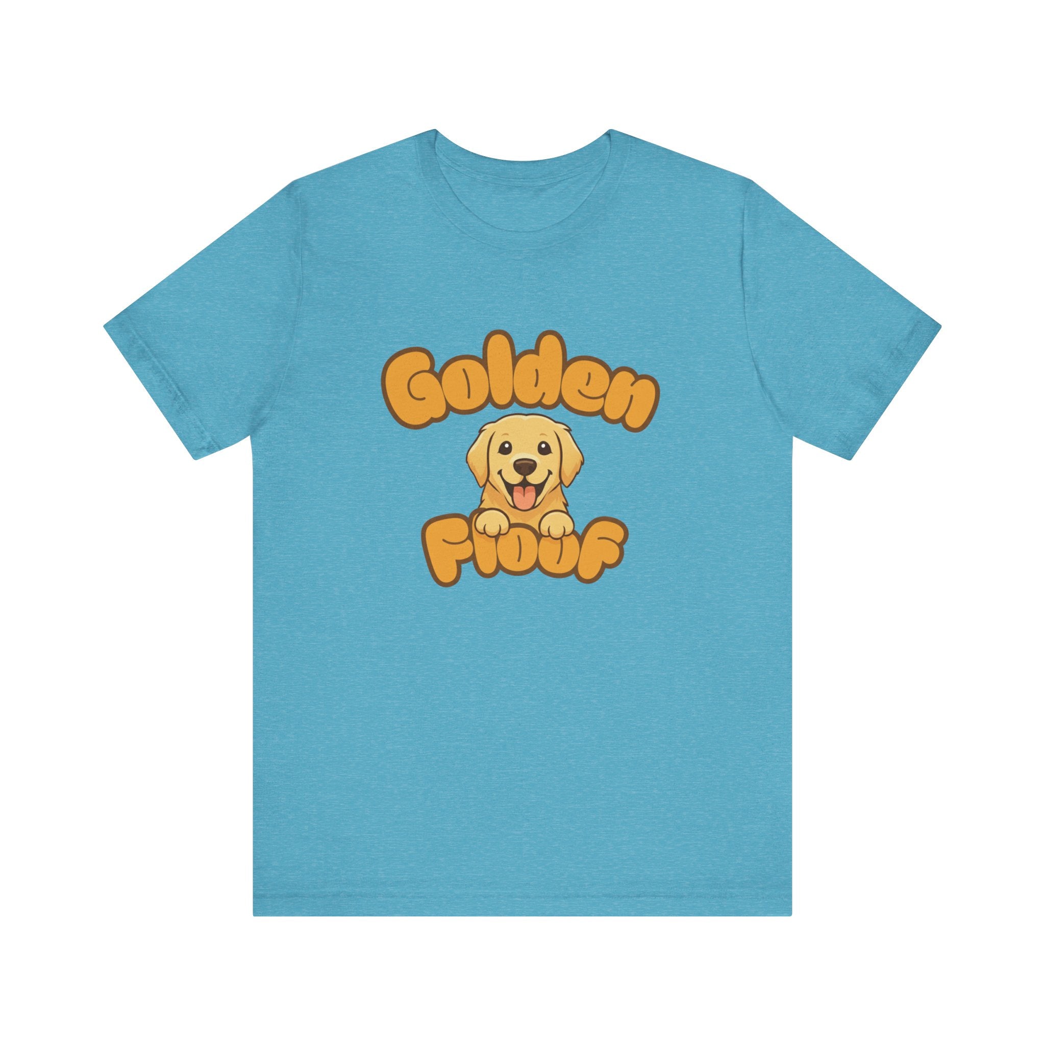 Golden Floof Unisex T-Shirt – Cute Golden Retriever Graphic Tee for Dog Lovers