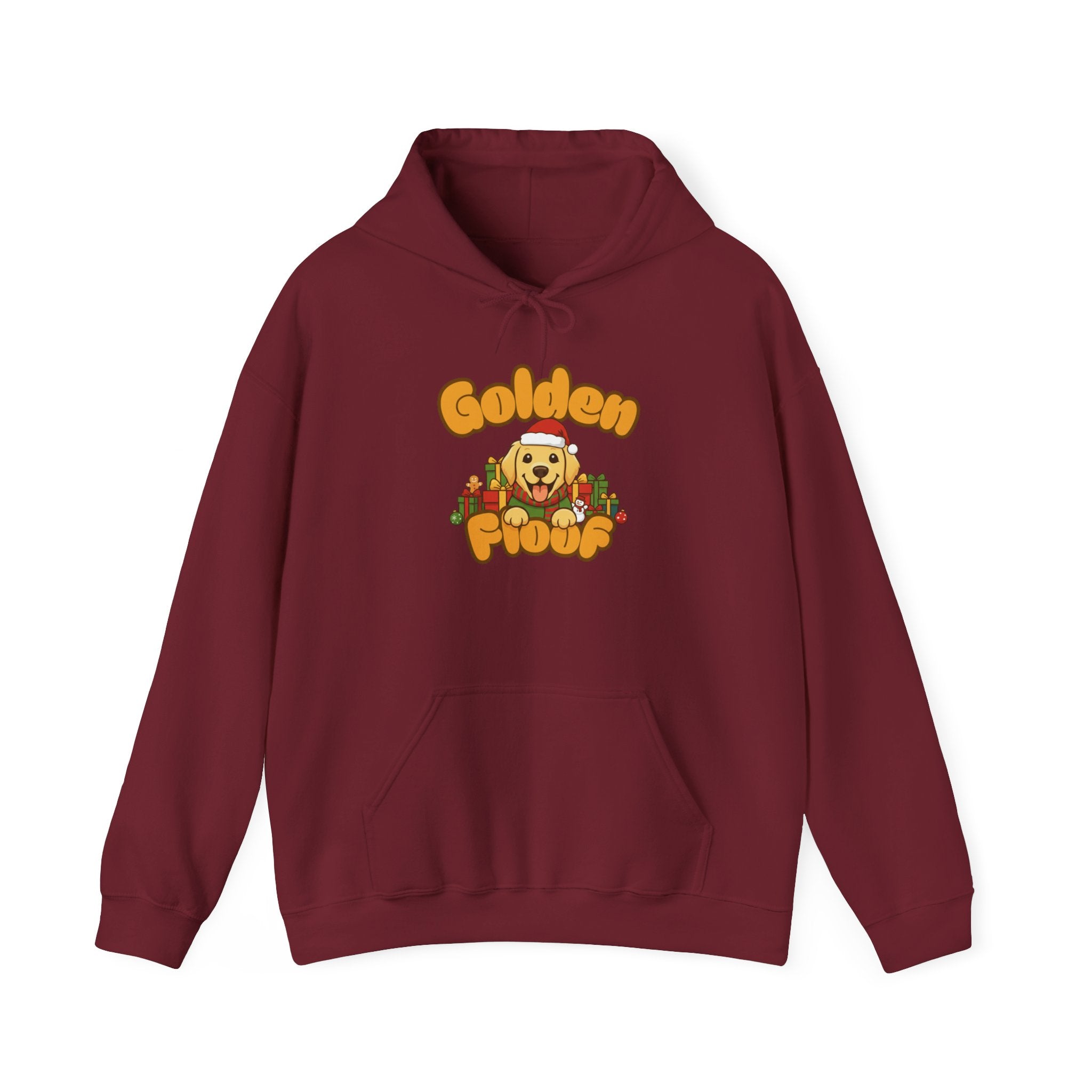 Golden Floof™ Christmas Hoodie – Festive Golden Retriever Holiday Hoodie for Dog Lovers