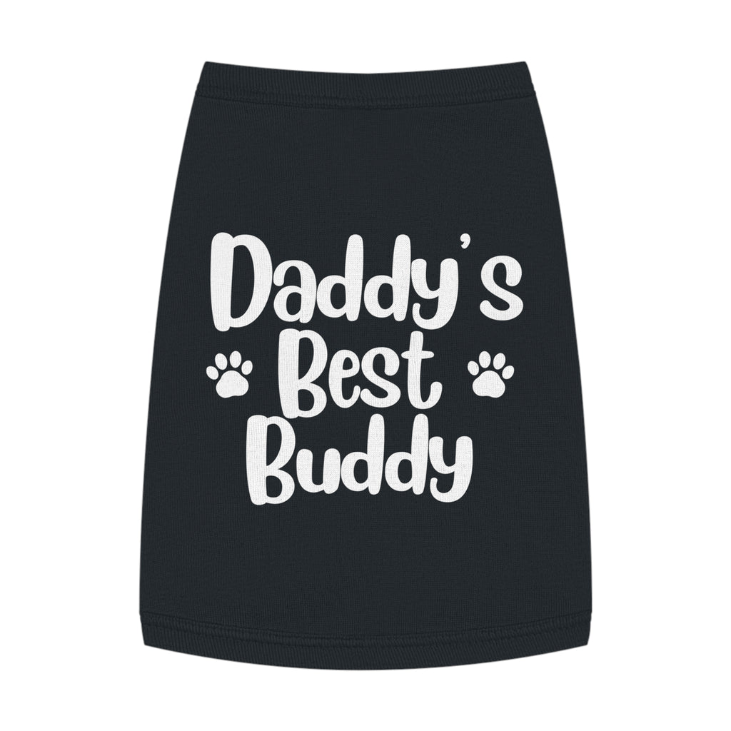 Daddy’s Best Buddy Dog Sweatshirt – Cute Dog Black Hoodie Shirt, Cozy Pet Pullover