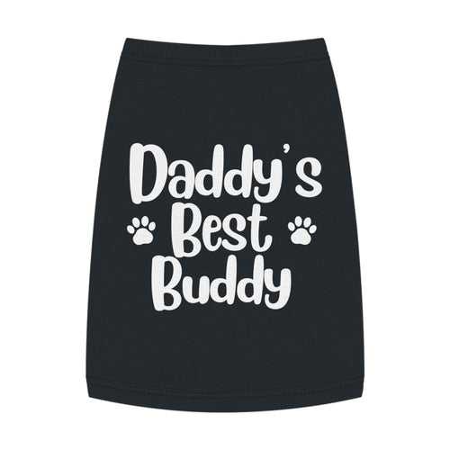Daddy’s Best Buddy Dog Sweatshirt – Cute Dog Black Hoodie Shirt, Cozy Pet Pullover