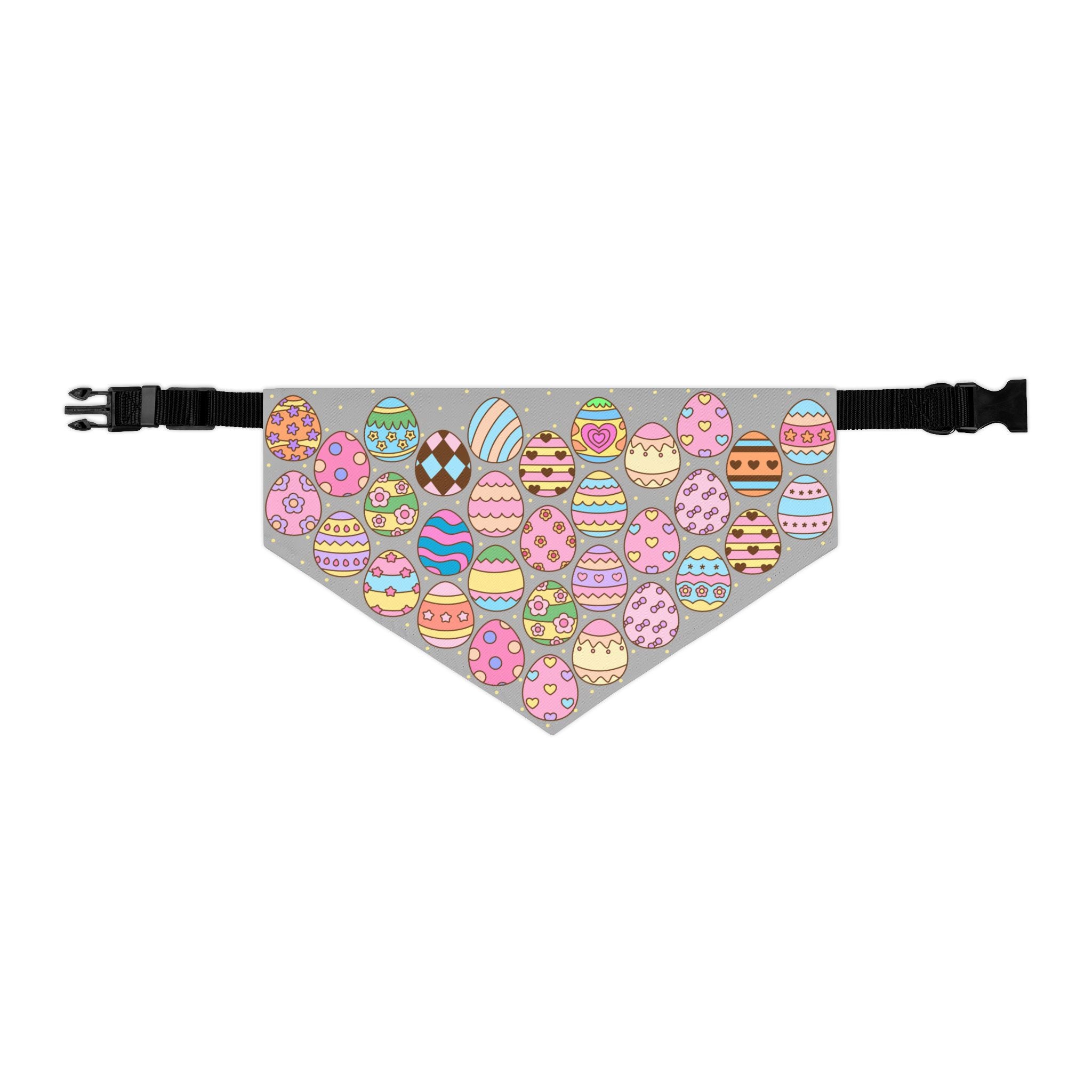 Easter Egg Hunt Dog Pastel Bandana with Adjustable Collar