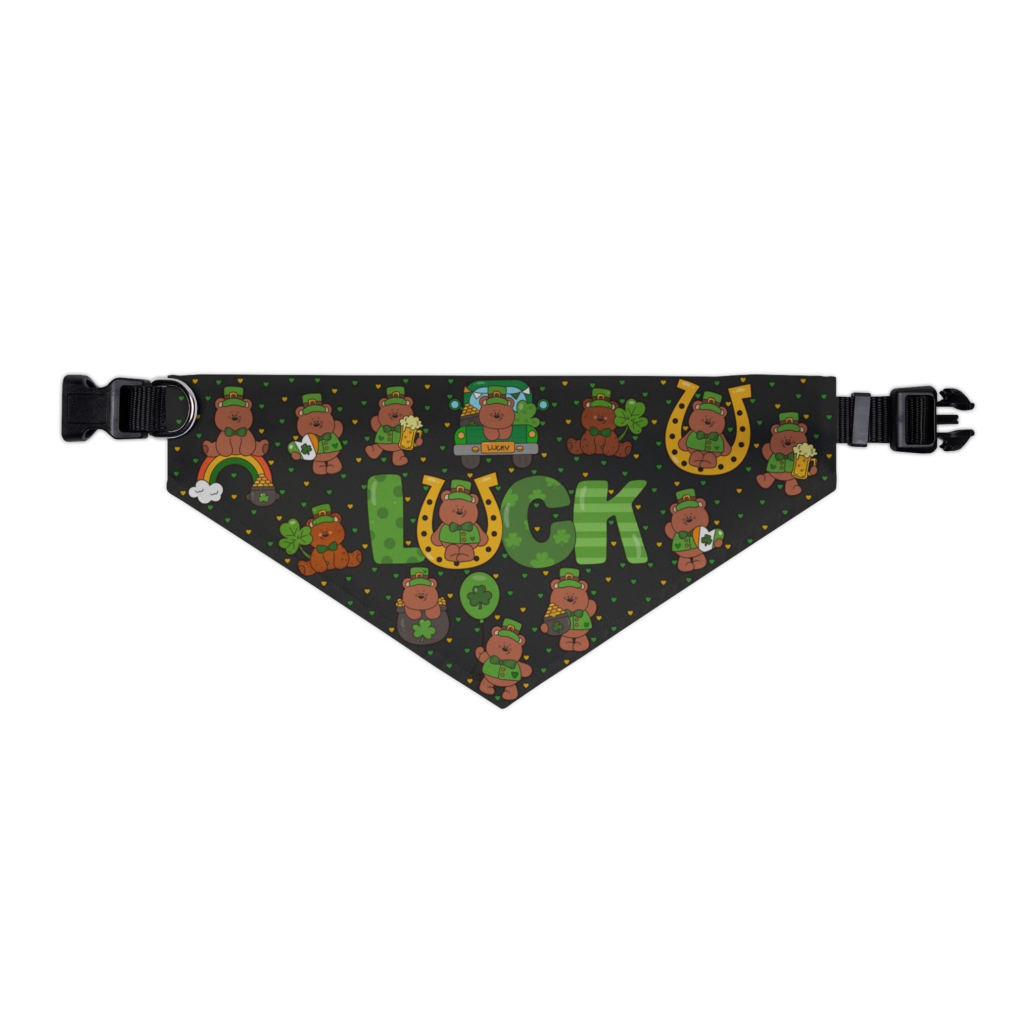 Lucky Bear St. Patrick's Day Dog Bandana
