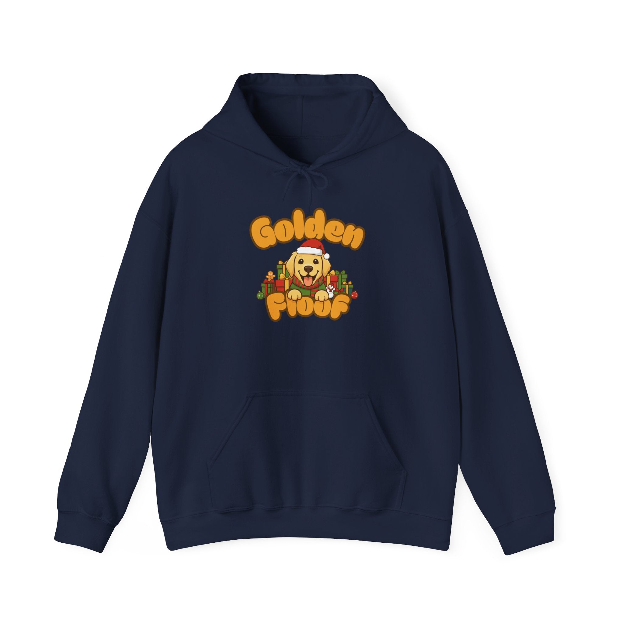 Golden Floof™ Christmas Hoodie – Festive Golden Retriever Holiday Hoodie for Dog Lovers