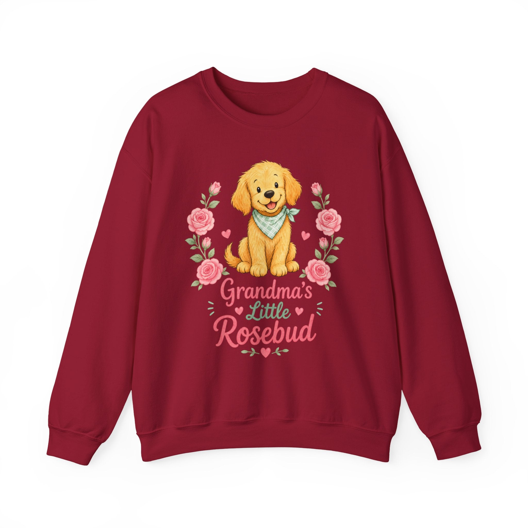 Grandma’s Little Rosebud Golden Retriever Sweatshirt