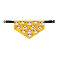 Cute Panda Yellow Dog Collar Bandanna