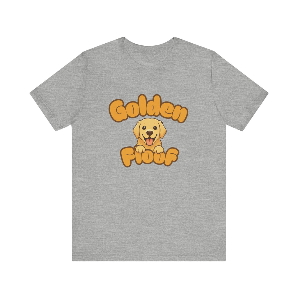 Golden Floof Unisex T-Shirt – Cute Golden Retriever Graphic Tee for Dog Lovers