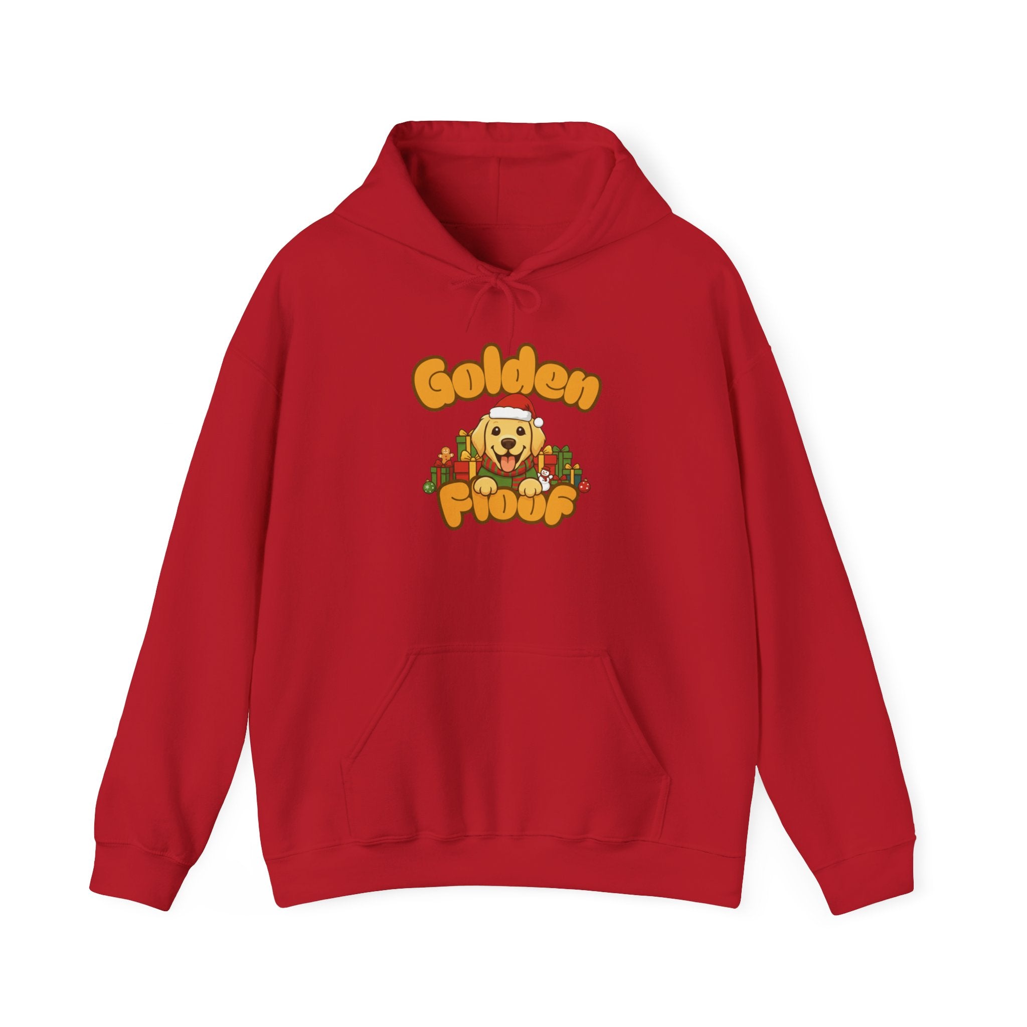 Golden Floof™ Christmas Hoodie – Festive Golden Retriever Holiday Hoodie for Dog Lovers