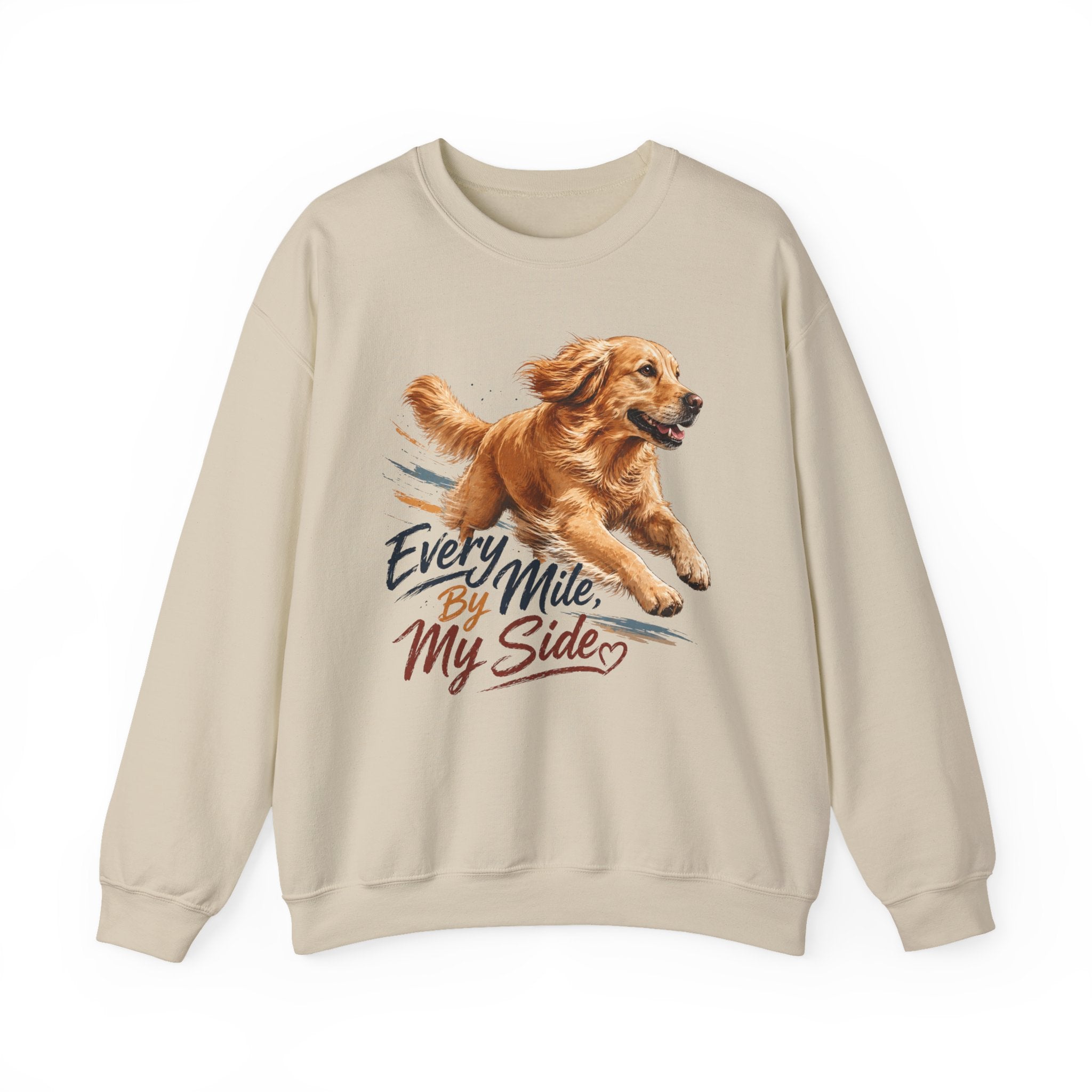 Every Mile By My Side Golden Retriever Sweatshirt