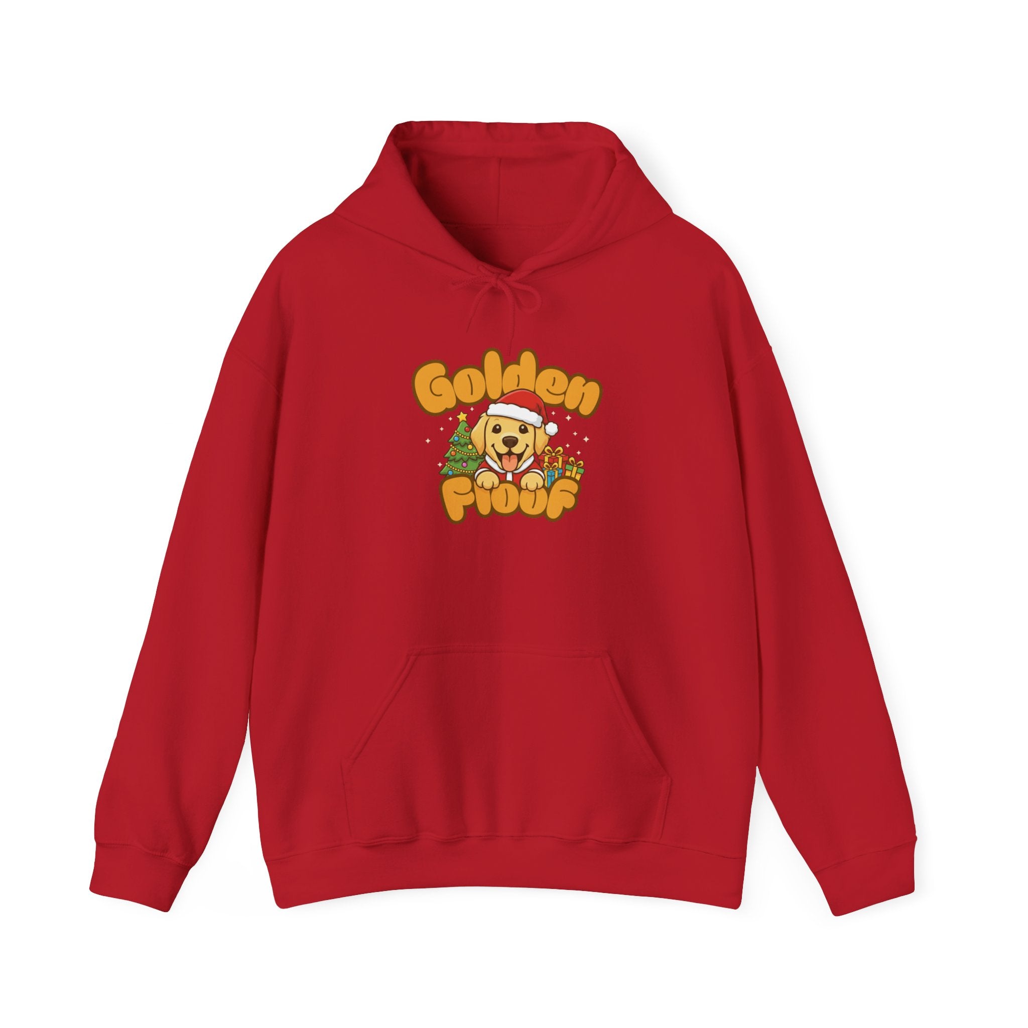 Golden Floof™ Christmas Hoodie – Cozy Holiday Golden Retriever Santa Hoodie for Dog Lovers