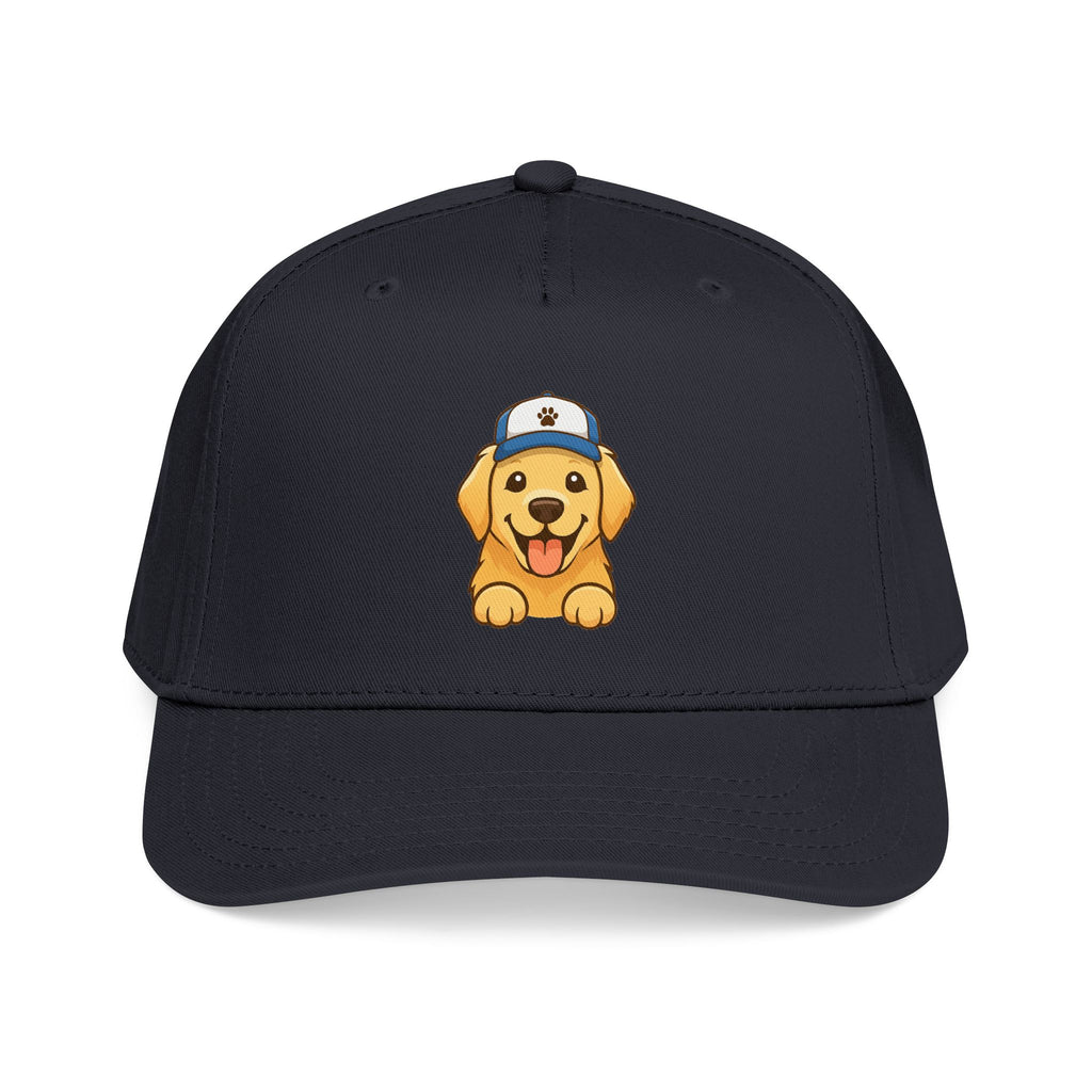Golden Floof Puppy Baseball Cap – Cute Dog Logo Hat, Adjustable Everyday Dad Cap