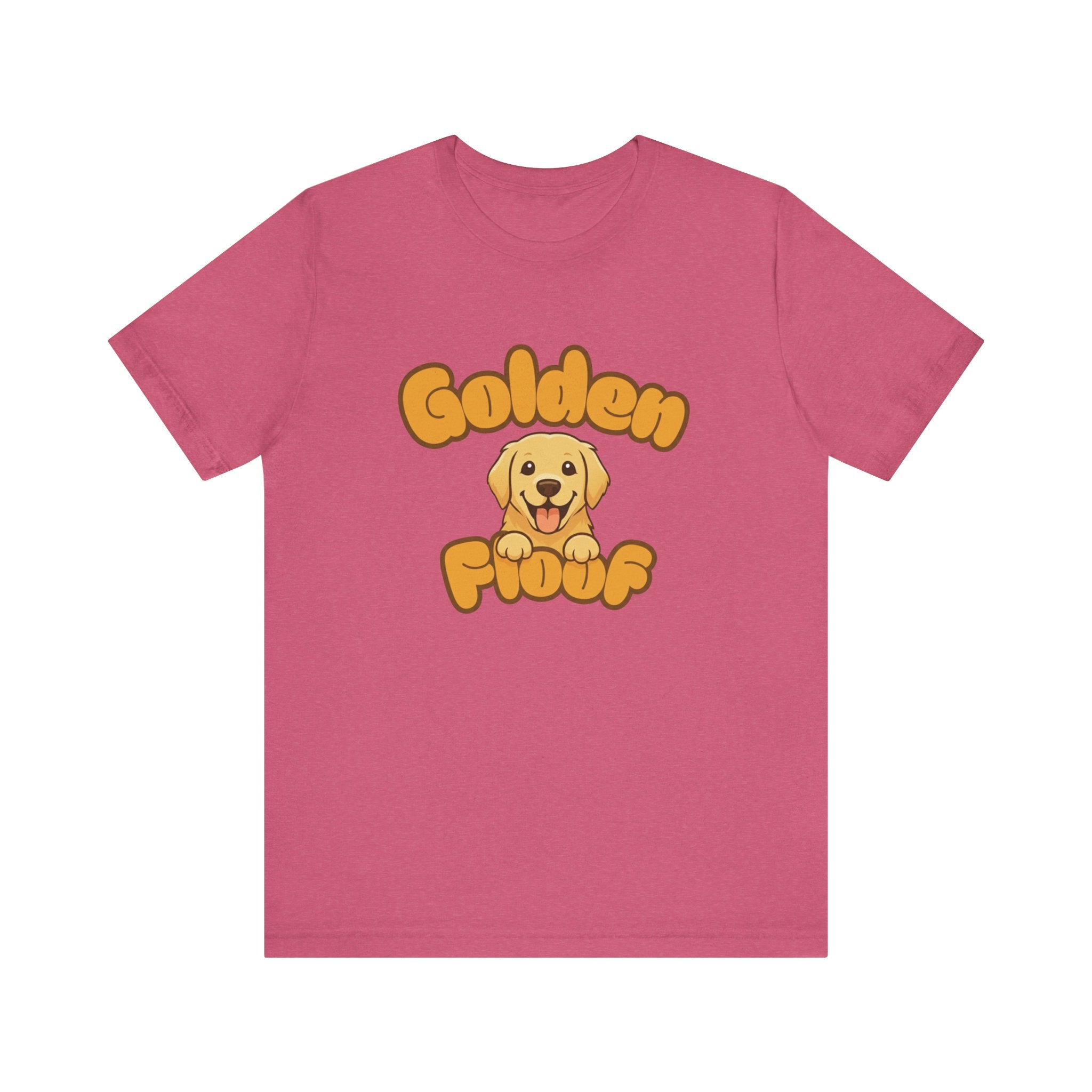 Golden Floof Unisex T-Shirt – Cute Golden Retriever Graphic Tee for Dog Lovers