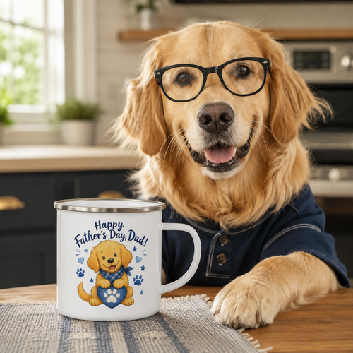 Daddy's Little Buddy Golden Retriever Mug