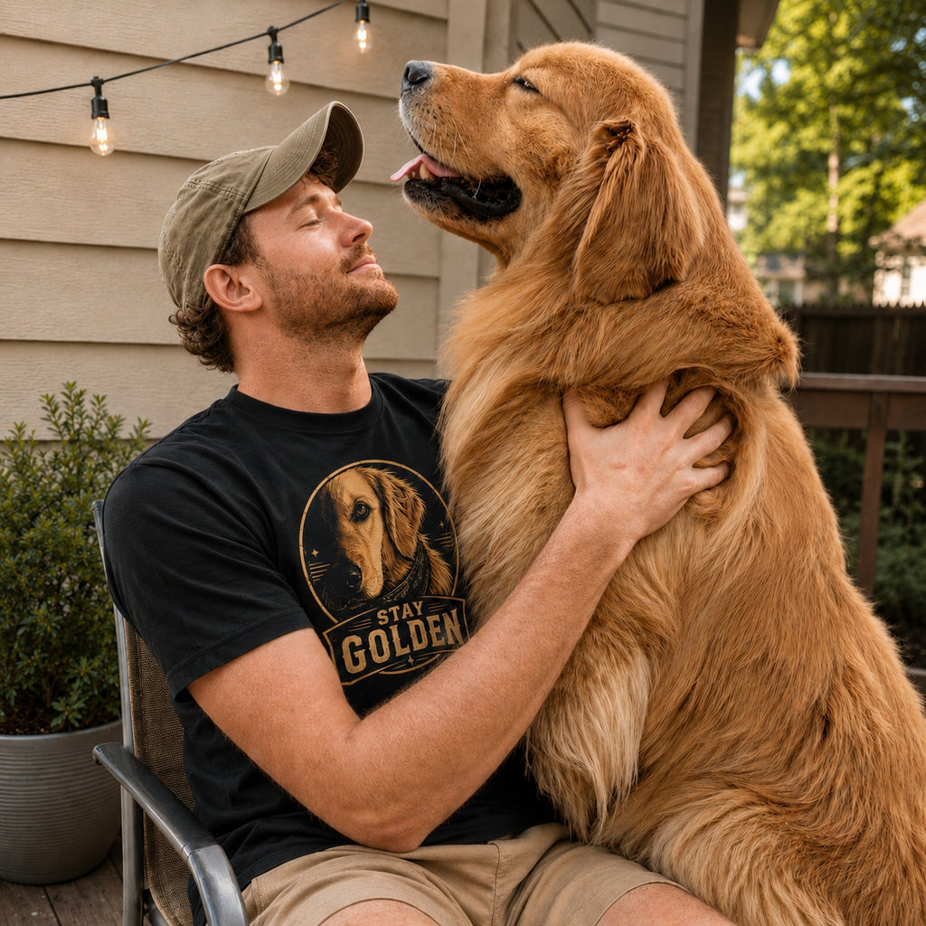 Stay Golden Golden Retriever T-Shirt