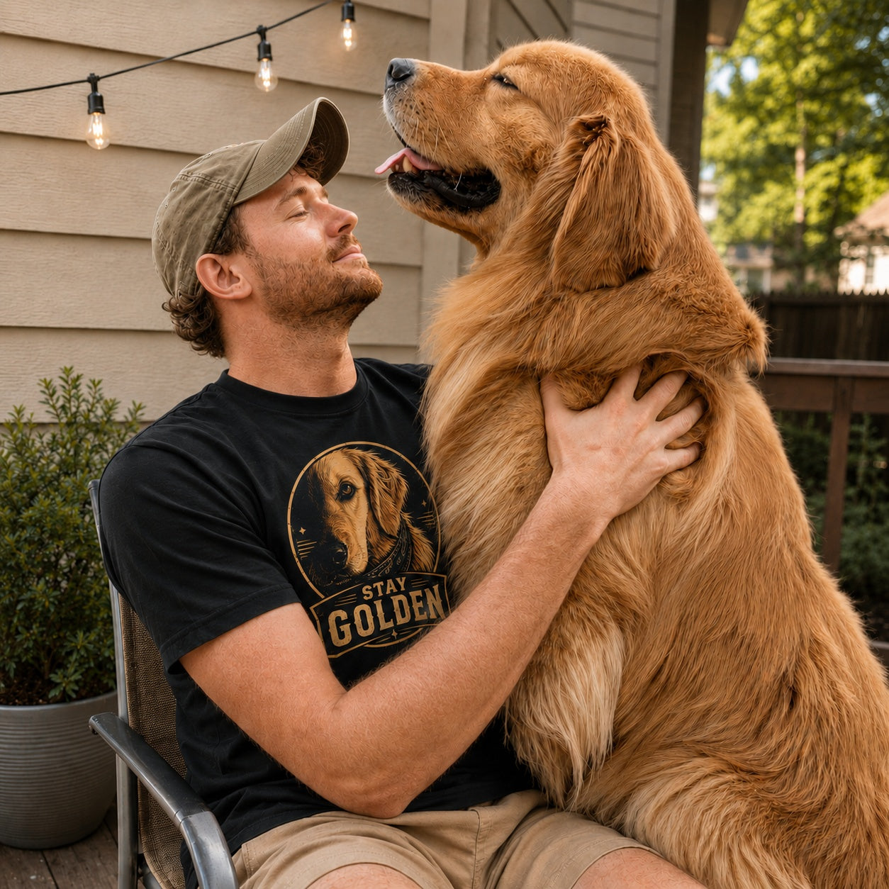 Stay Golden Golden Retriever T-Shirt
