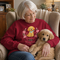 Grandma’s Little Rosebud Golden Retriever Sweatshirt