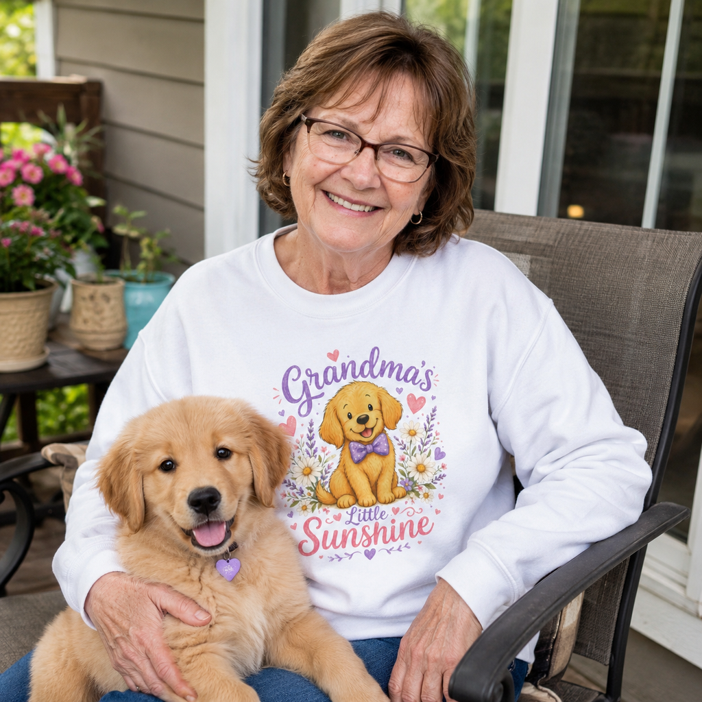Grandma’s Little Sunshine Golden Retriever Sweatshirt