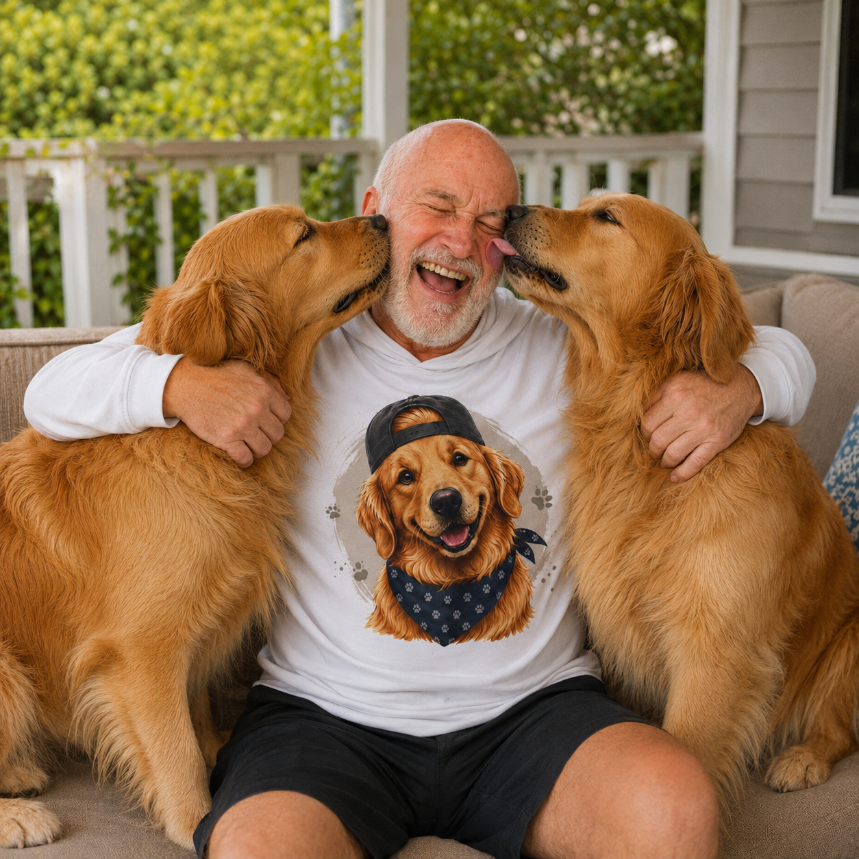 Golden Retriever Dad Lightweight Hoodie