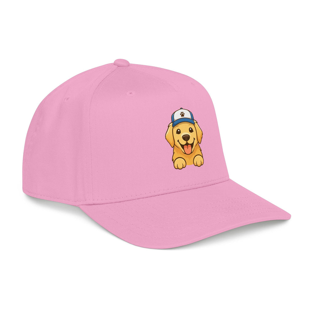 Golden Floof Puppy Baseball Cap – Cute Dog Logo Hat, Adjustable Everyday Dad Cap