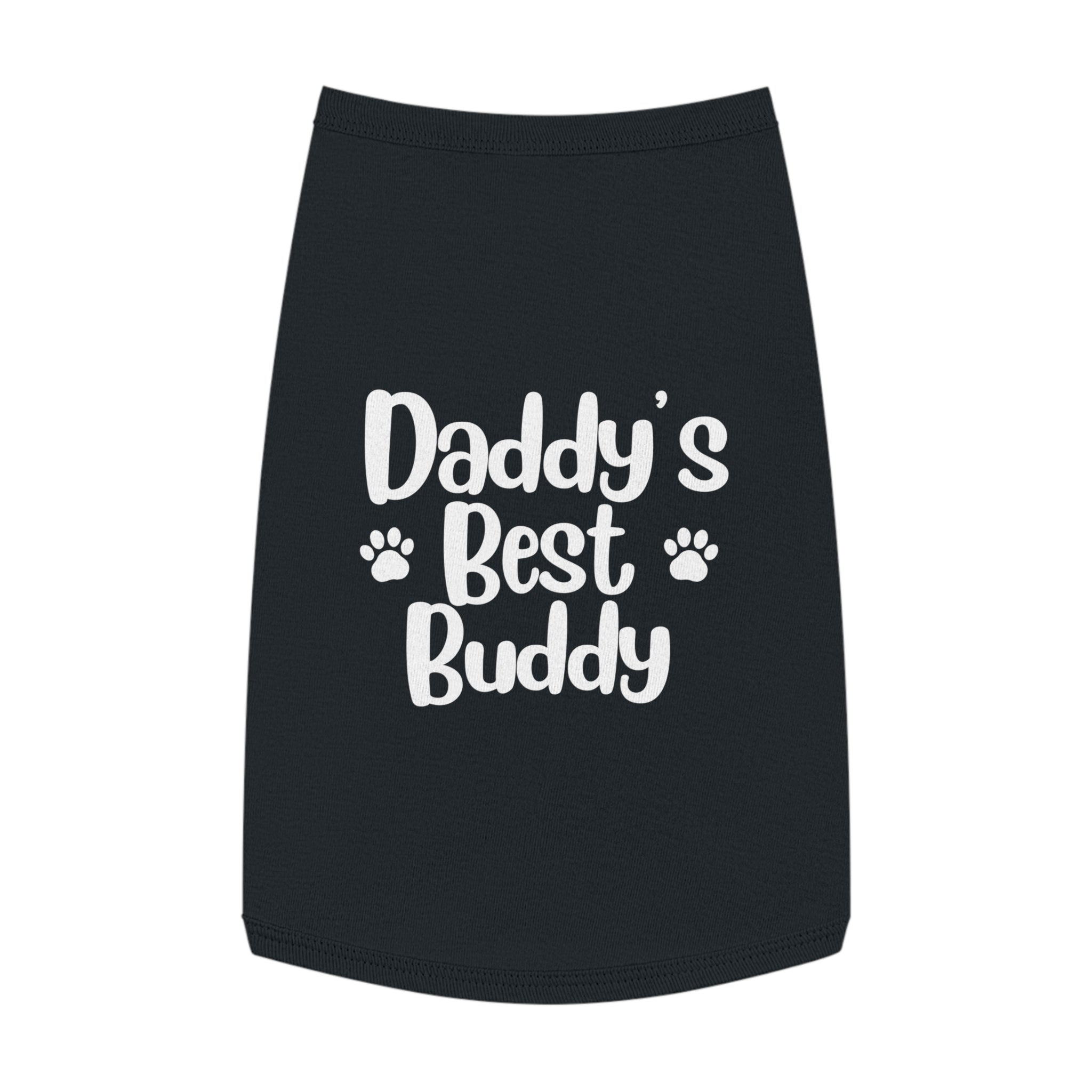 Daddy’s Best Buddy Dog Sweatshirt – Cute Dog Black Hoodie Shirt, Cozy Pet Pullover