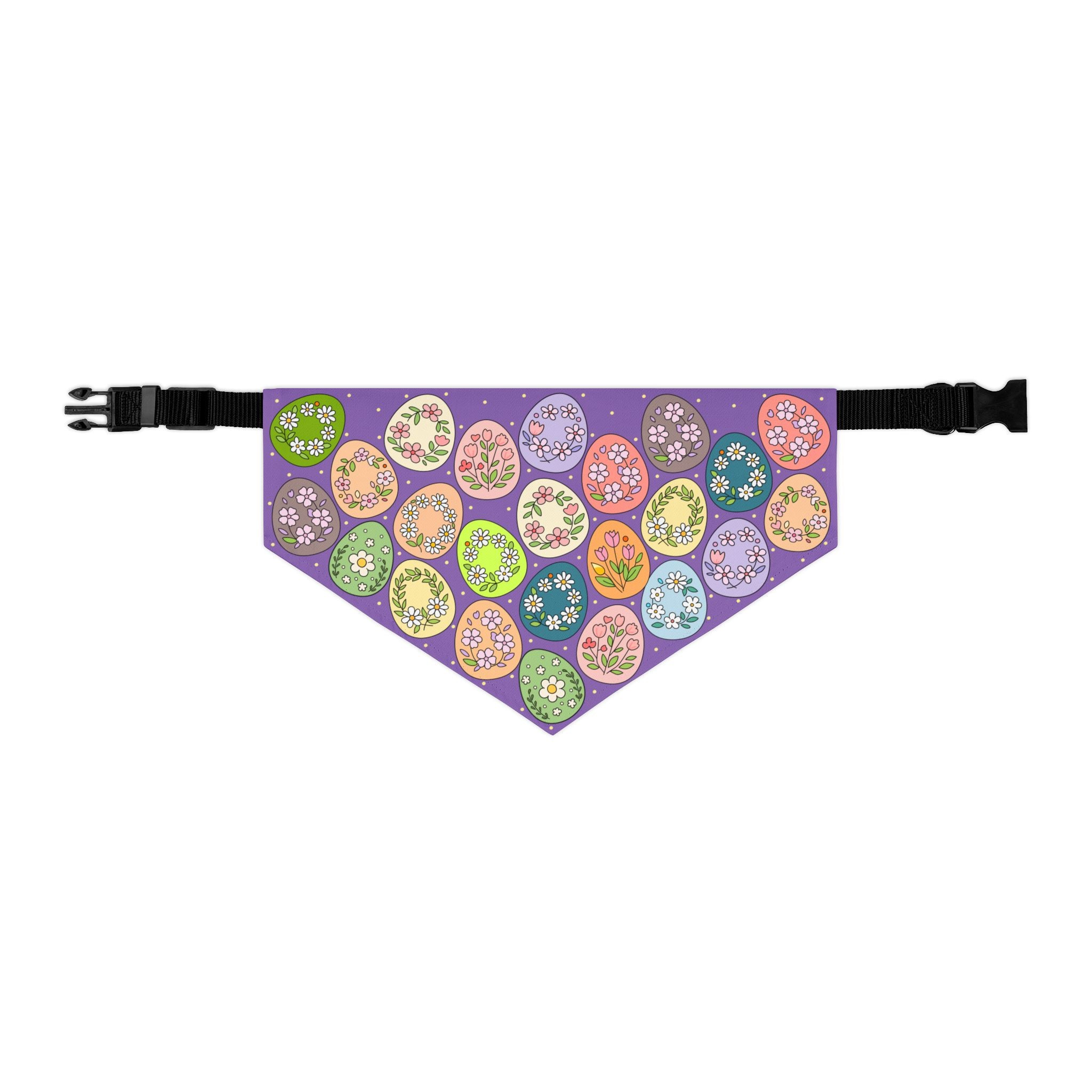 Floral Easter Egg Hunt Spring Dog Bandana