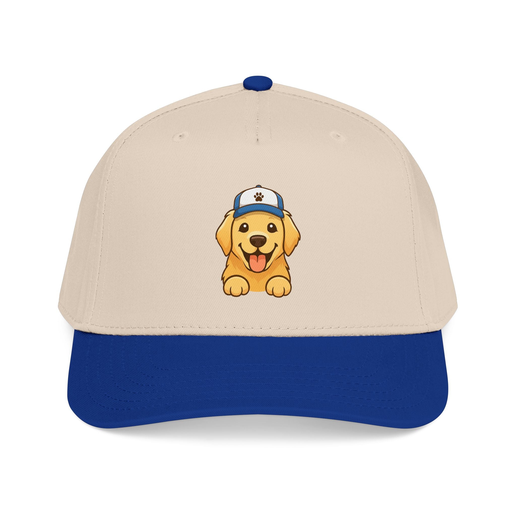 Golden Floof Puppy Baseball Cap – Cute Dog Logo Hat, Adjustable Everyday Dad Cap