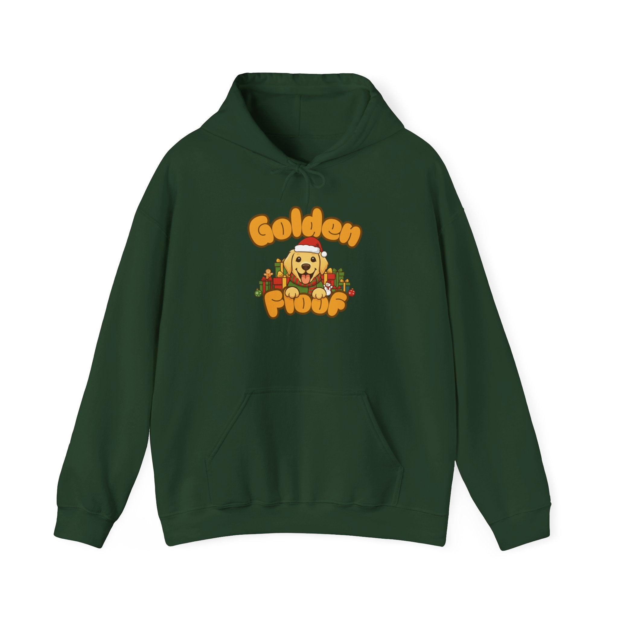 Golden Floof™ Christmas Hoodie – Festive Golden Retriever Holiday Hoodie for Dog Lovers
