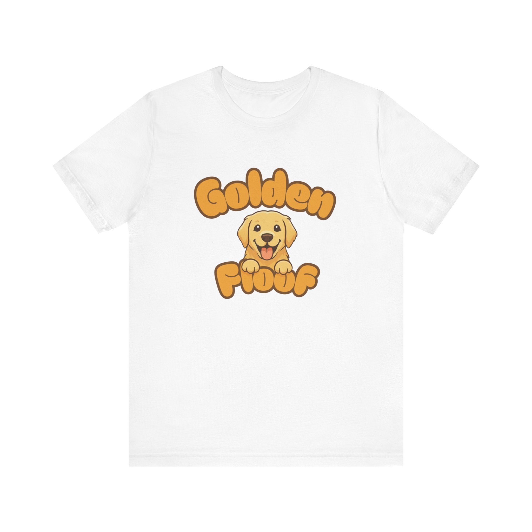 Golden Floof Unisex T-Shirt – Cute Golden Retriever Graphic Tee for Dog Lovers
