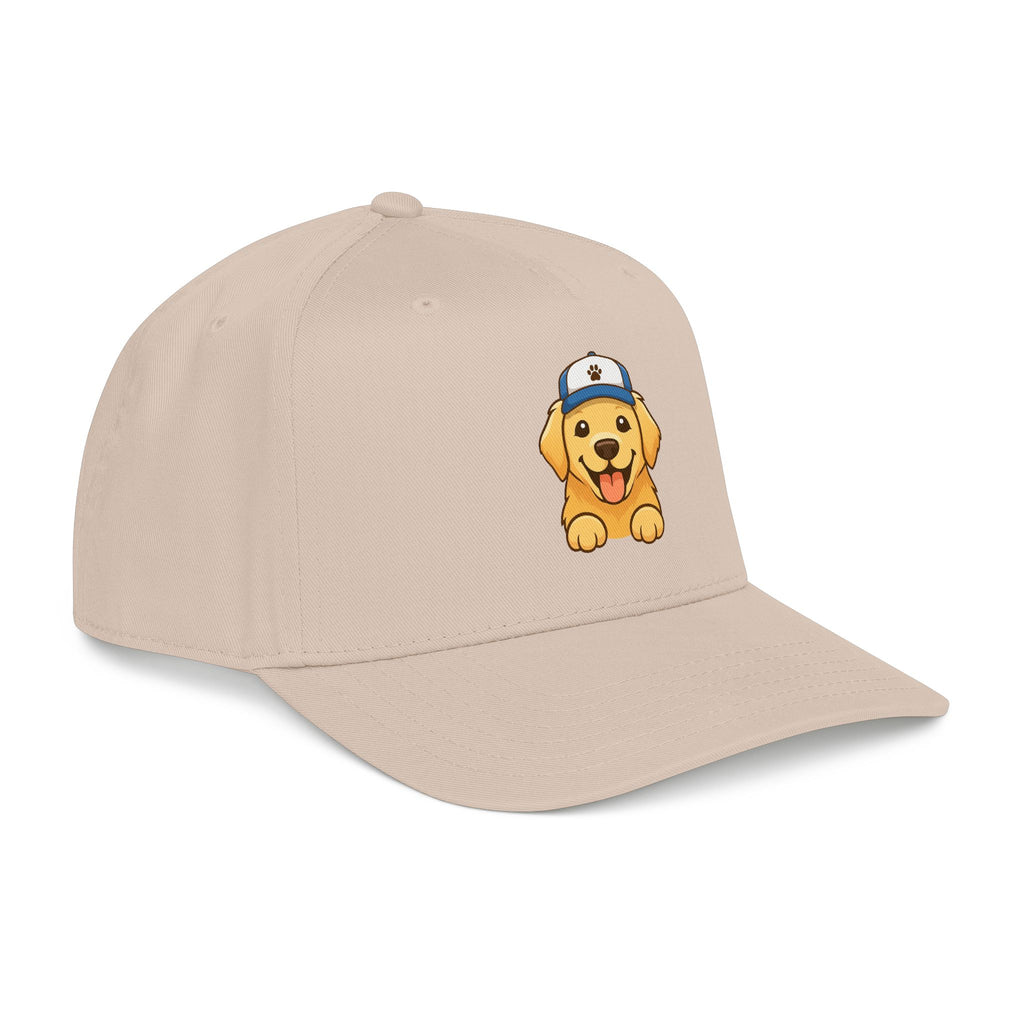 Golden Floof Puppy Baseball Cap – Cute Dog Logo Hat, Adjustable Everyday Dad Cap