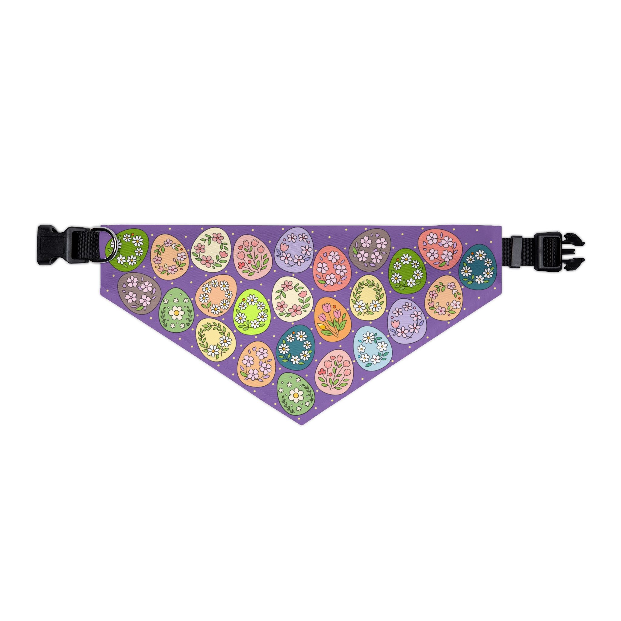 Floral Easter Egg Hunt Spring Dog Bandana