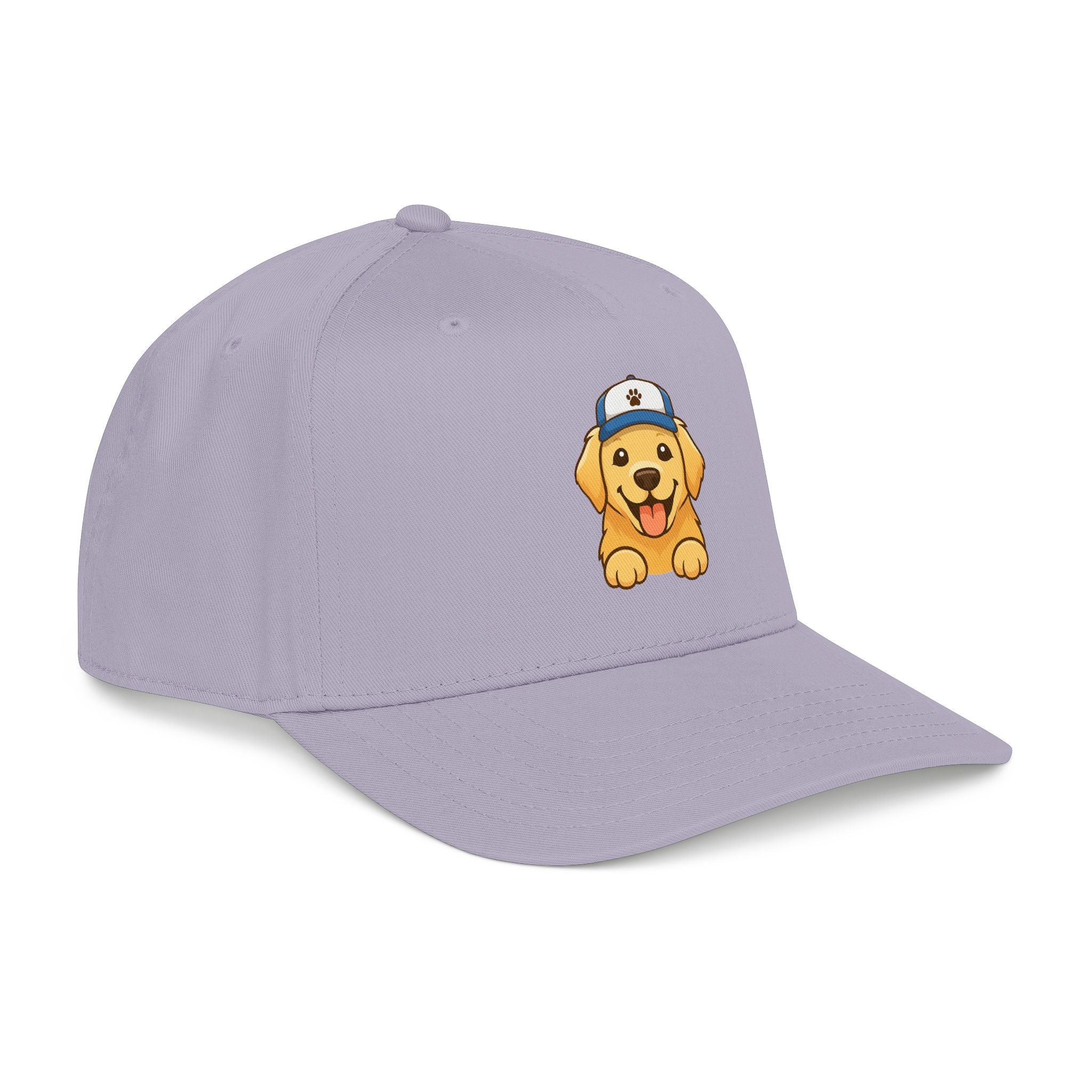 Golden Floof Puppy Baseball Cap – Cute Dog Logo Hat, Adjustable Everyday Dad Cap