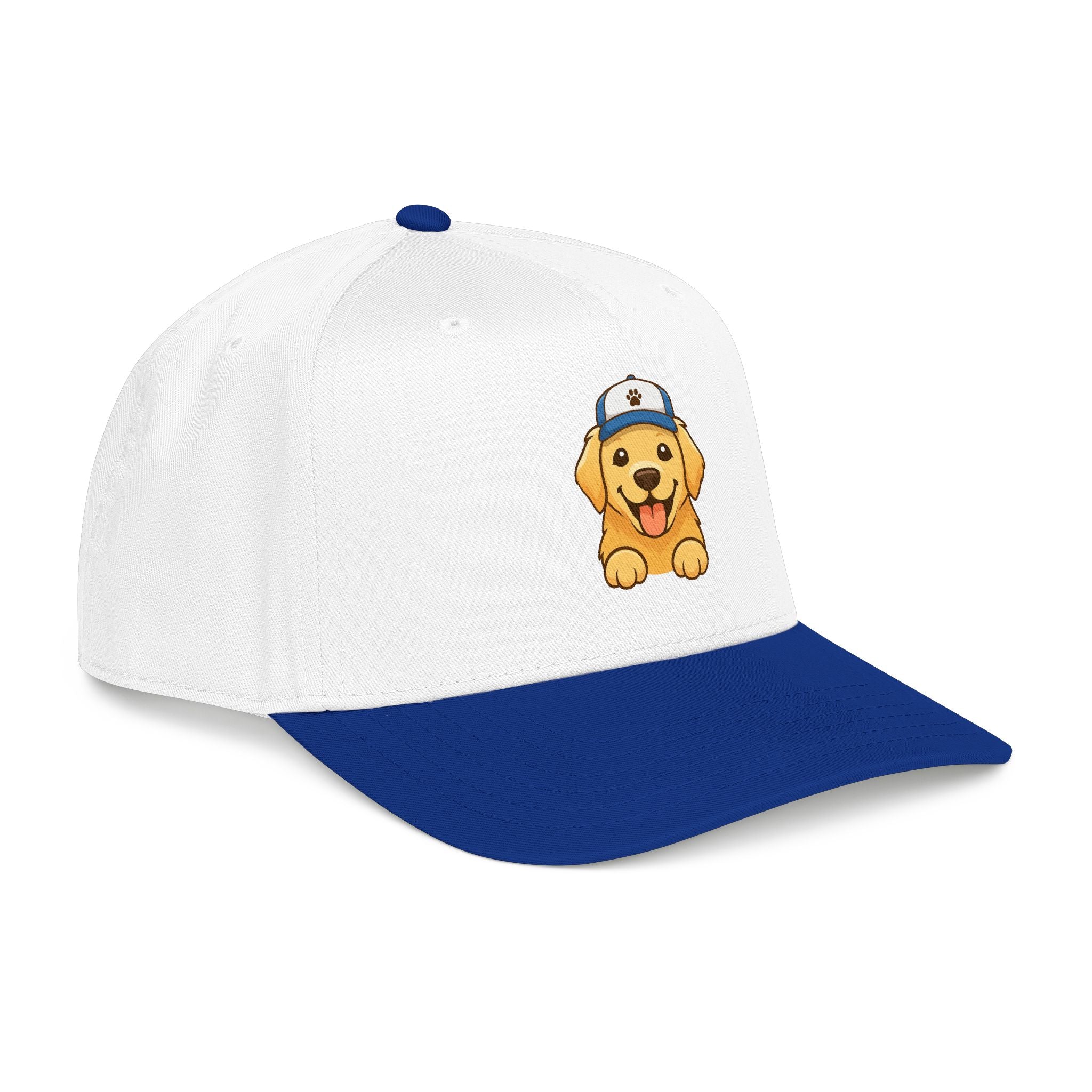 Golden Floof Puppy Baseball Cap – Cute Dog Logo Hat, Adjustable Everyday Dad Cap