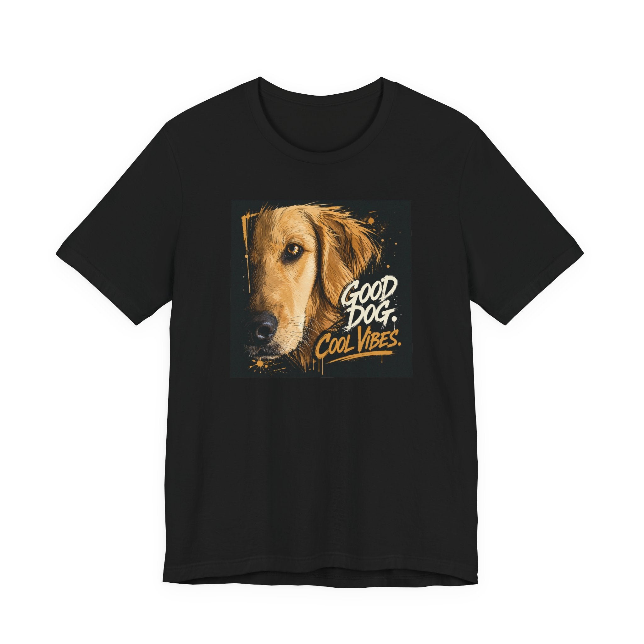 Good Dog Cool Vibes Golden Retriever T-Shirt