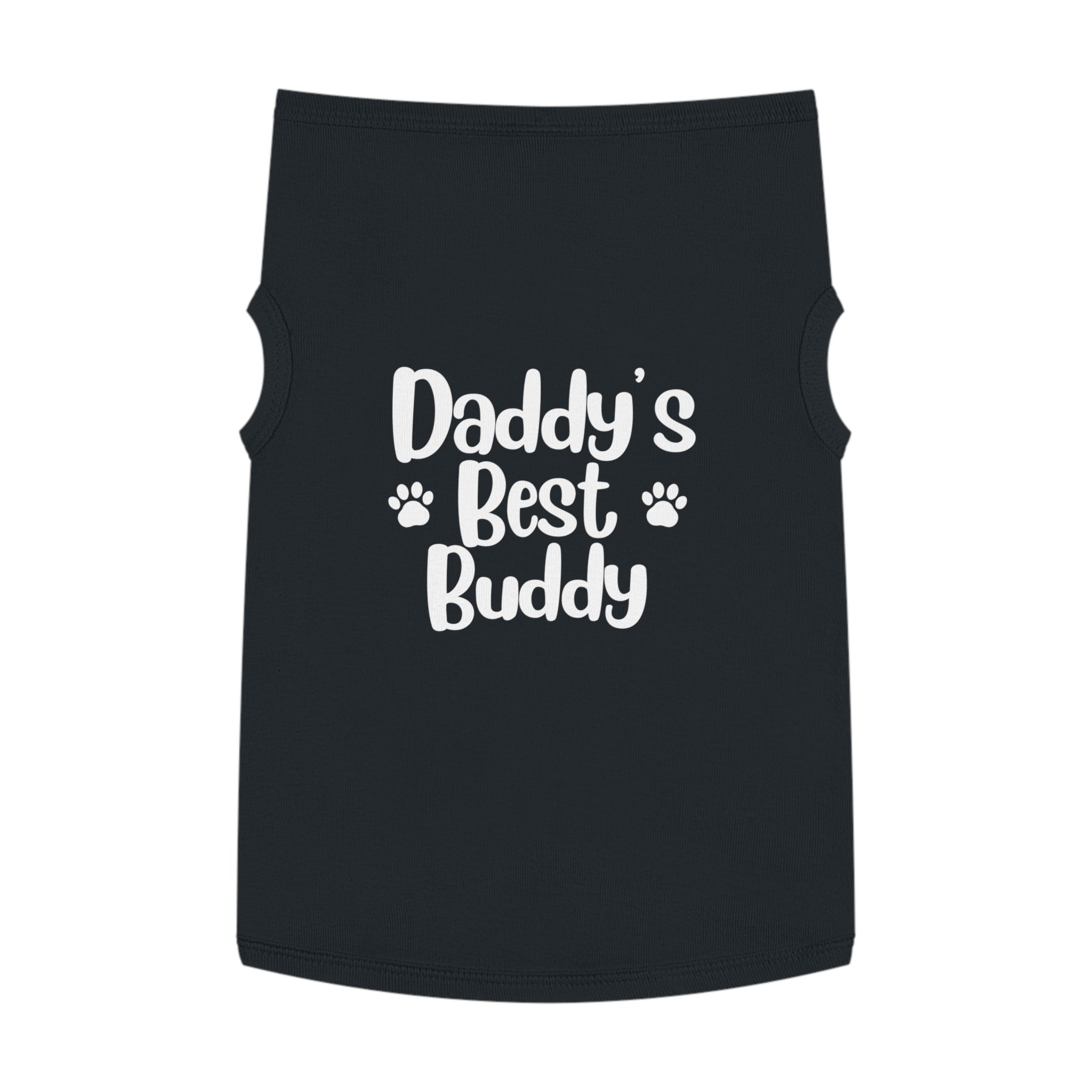 Daddy’s Best Buddy Dog Sweatshirt – Cute Dog Black Hoodie Shirt, Cozy Pet Pullover