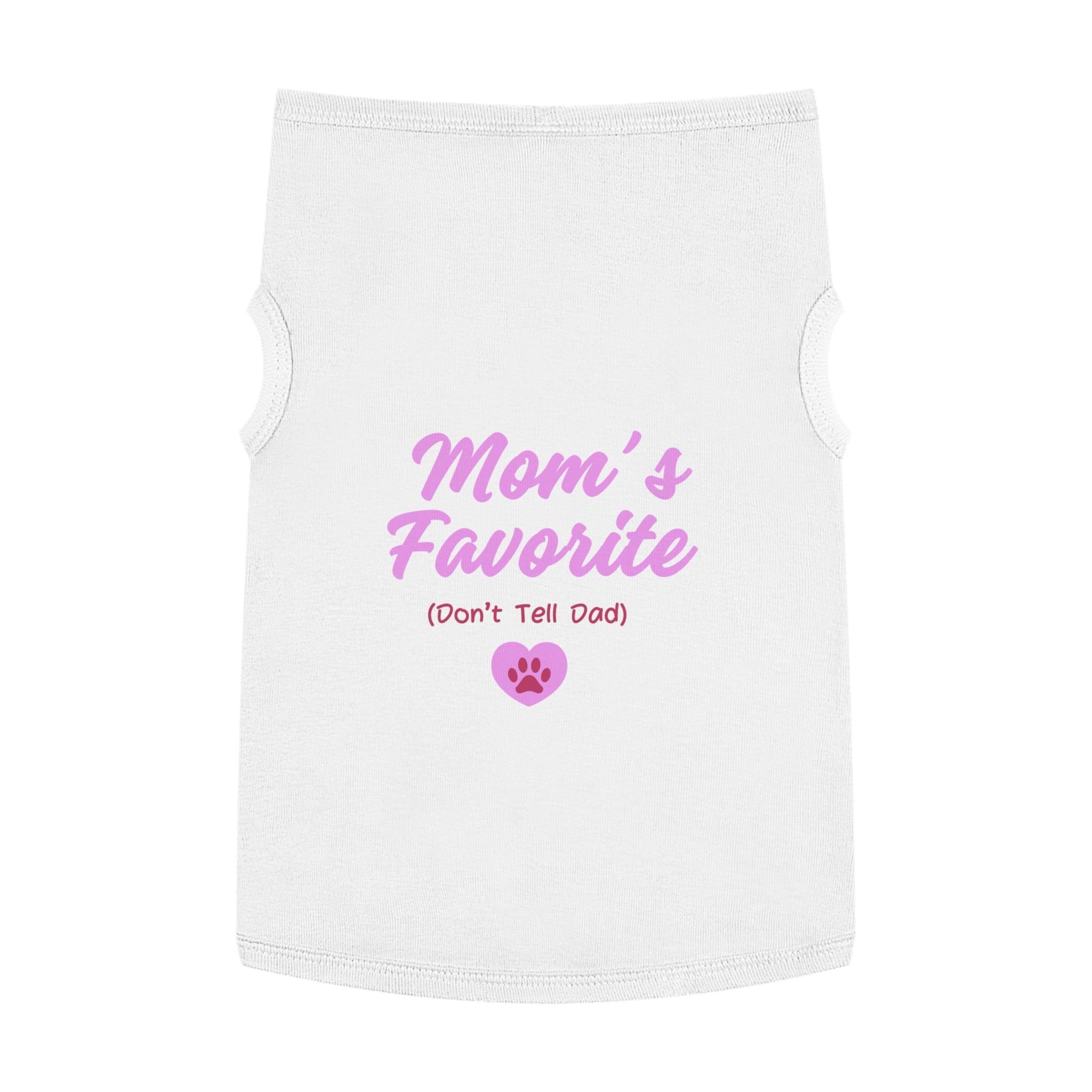 Mom’s Favorite (Don’t Tell Dad) Dog Sweatshirt – Cute Dog Hoodie Shirt, Cozy Pet Pullover