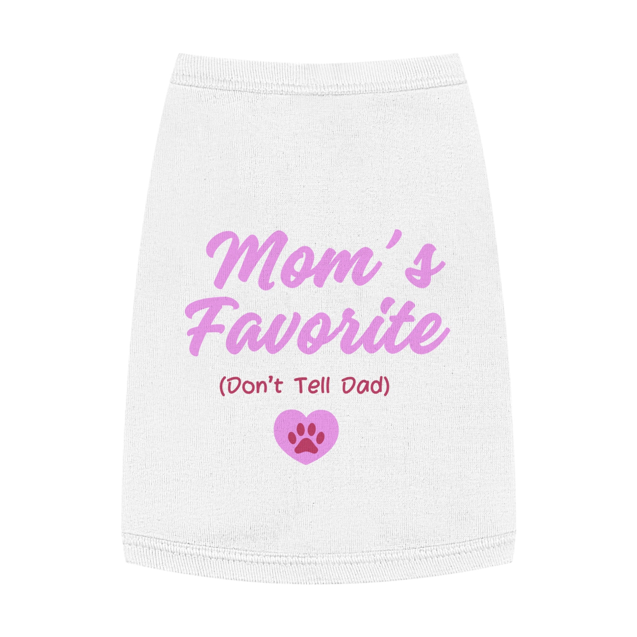 Mom’s Favorite (Don’t Tell Dad) Dog Sweatshirt – Cute Dog Hoodie Shirt, Cozy Pet Pullover