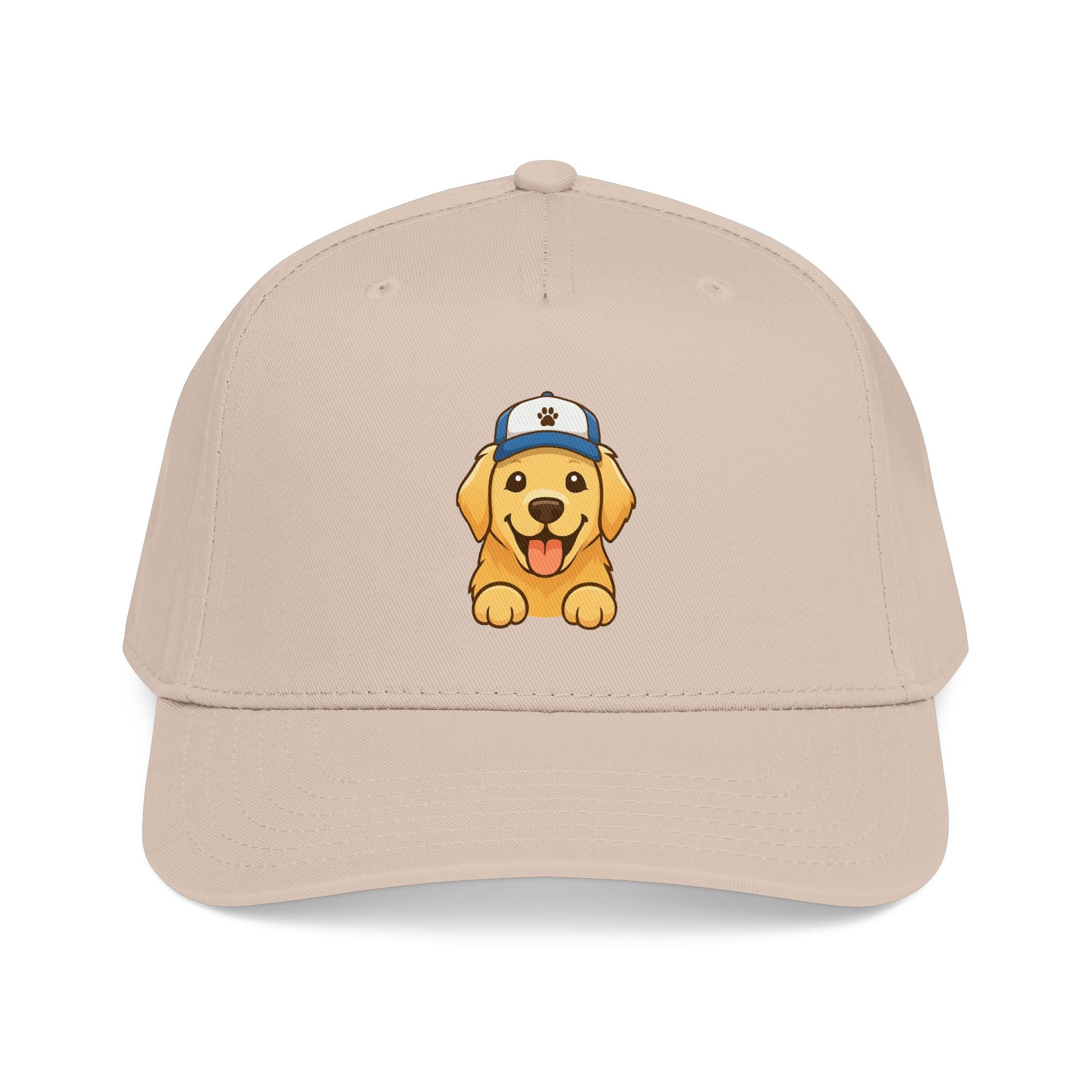 Golden Floof Puppy Baseball Cap – Cute Dog Logo Hat, Adjustable Everyday Dad Cap